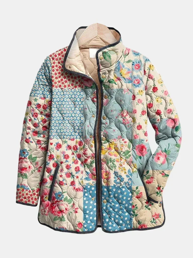 Zarae | Giacca Trapuntata Floreale da Donna