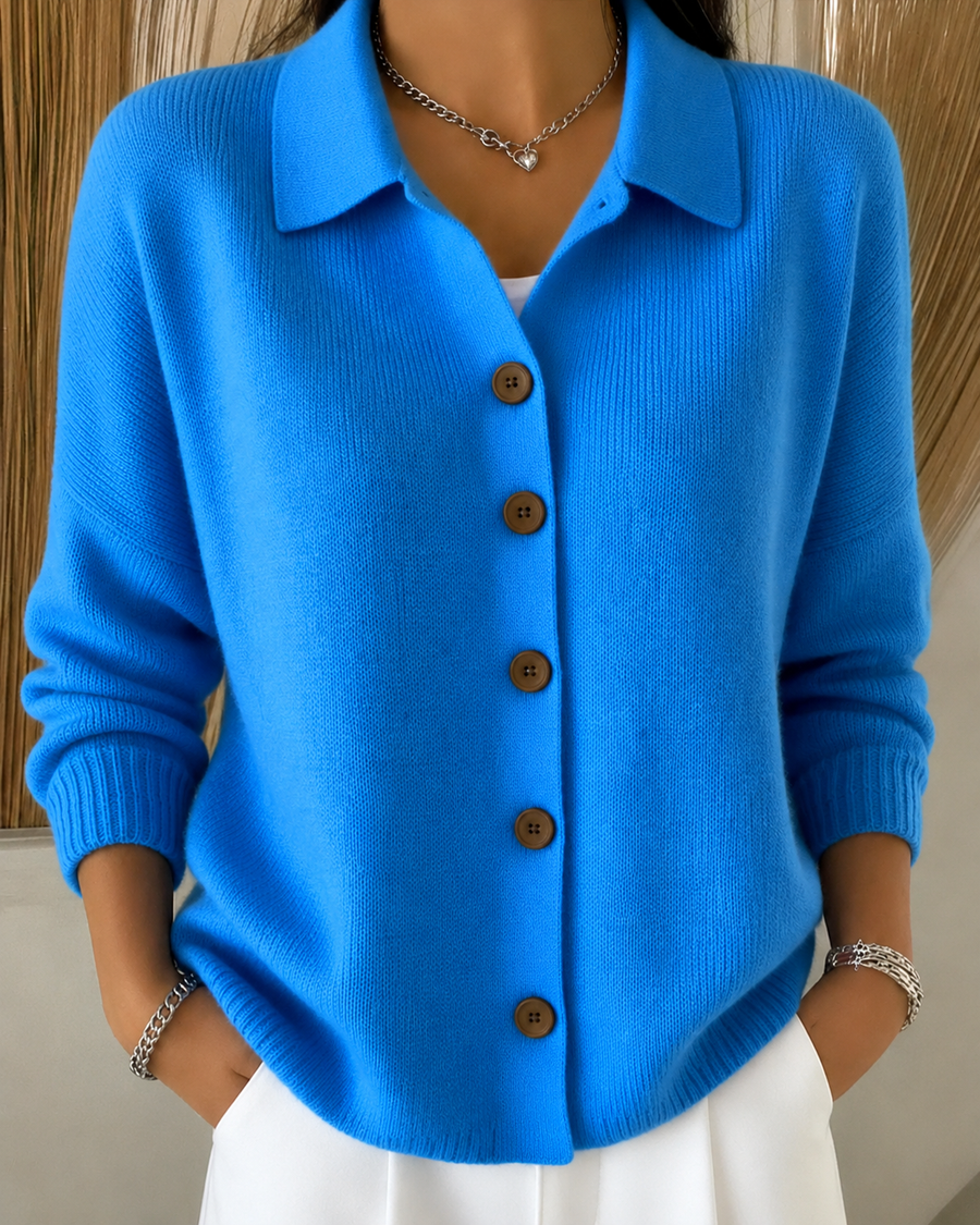 Serena | Cardigan con Colletto e Bottoni
