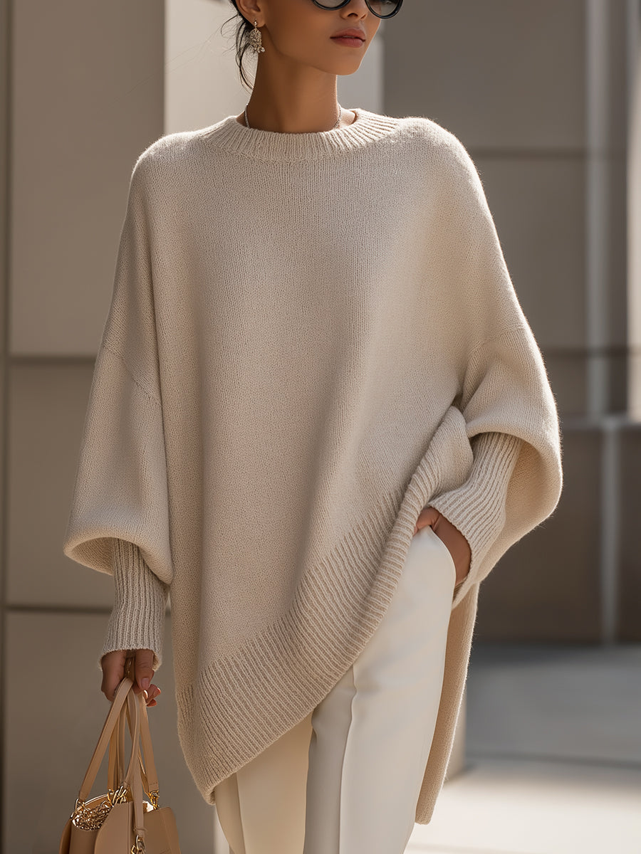 Isolde | Maglione Oversize dal Drappeggio Morbido