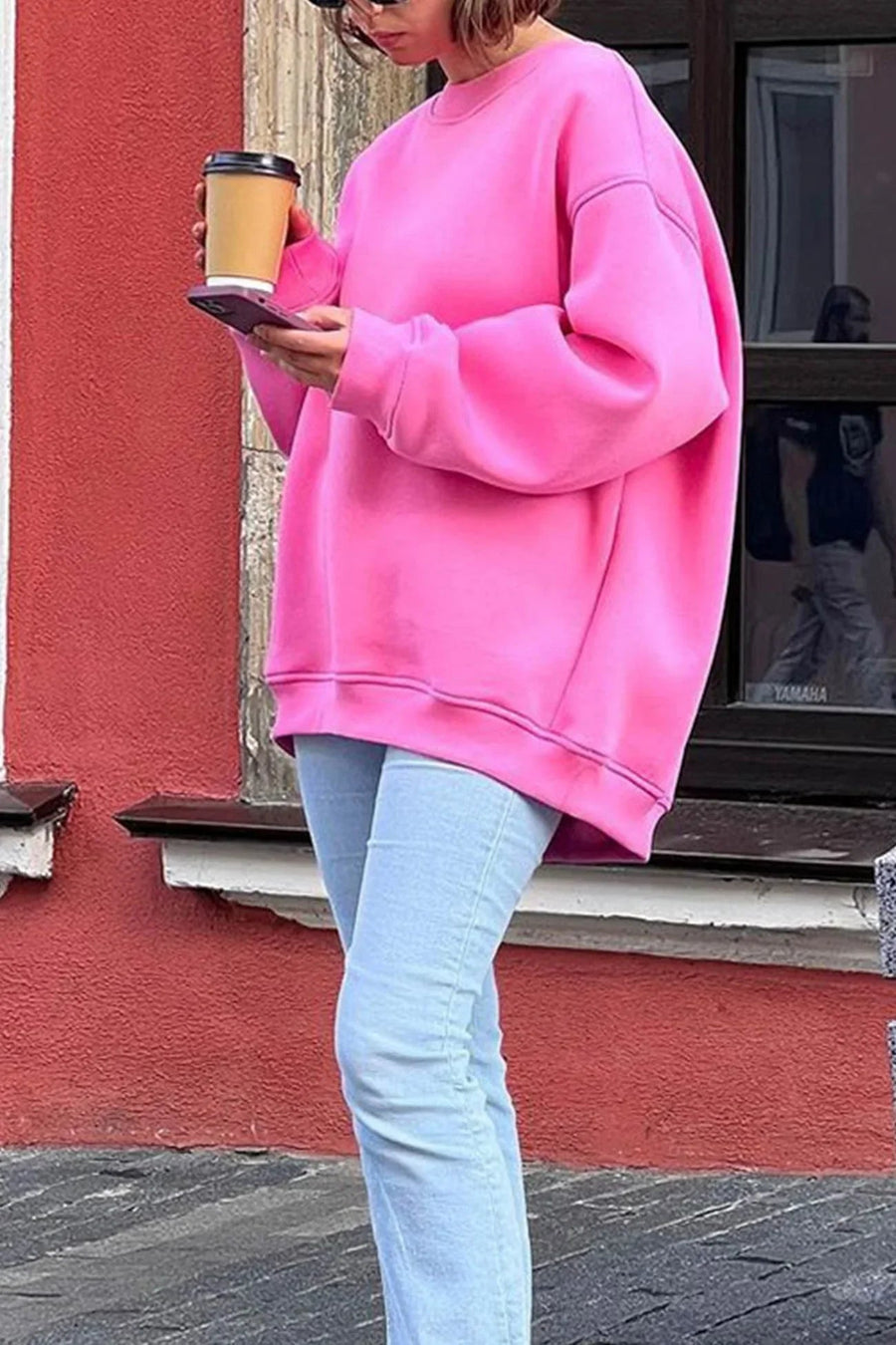 Helene | Felpa Oversize Girocollo