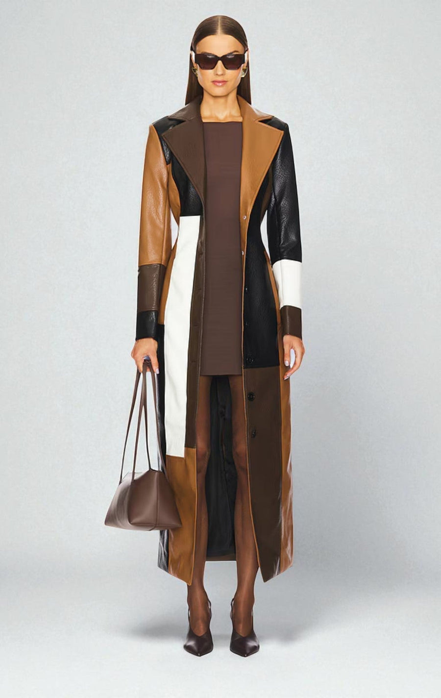 Arlecchina | Cappotto patchwork che slancia la figura