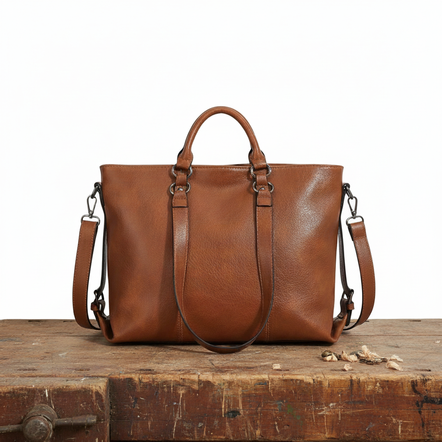 Antica | Borsa vintage capiente con zip