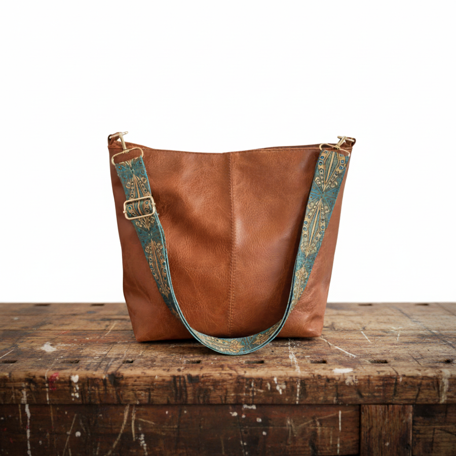 Carovana | Borsa vintage in similpelle per tutti i giorni