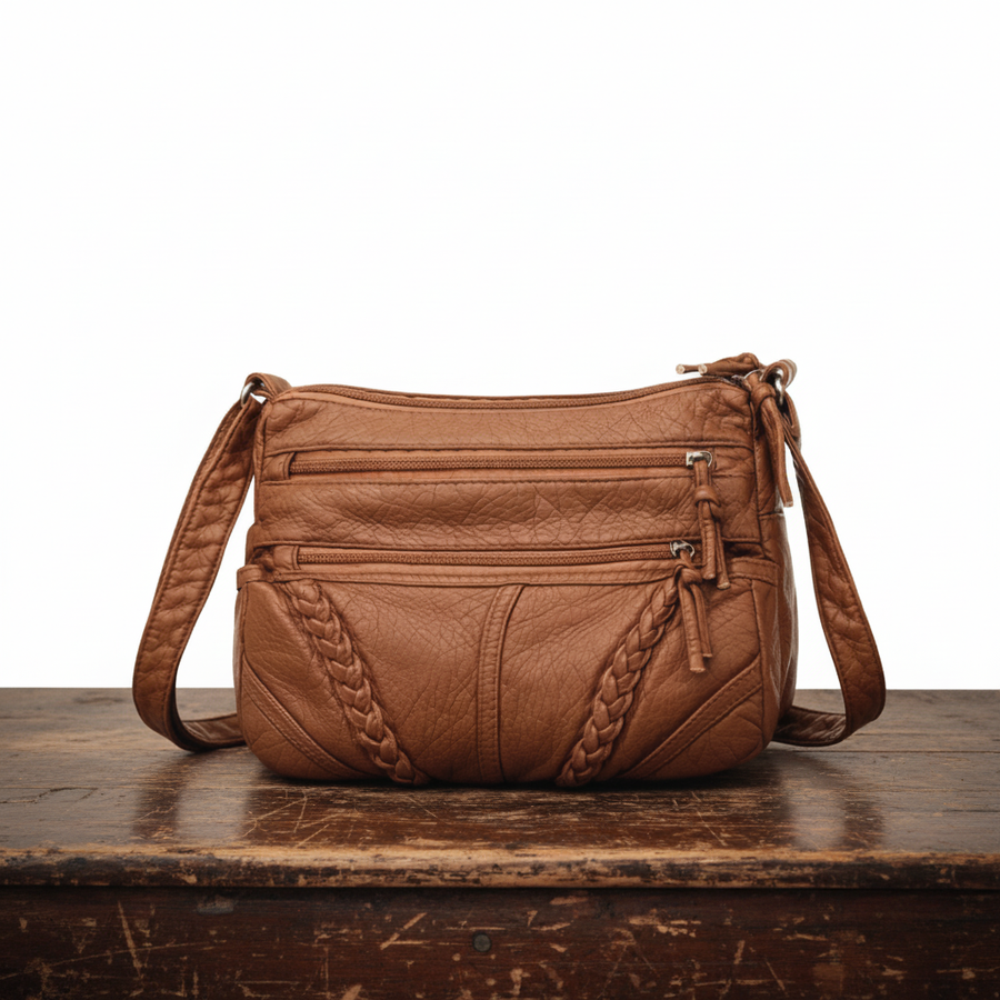 Intreccio | Borsa intrecciata con chiusura magnetica