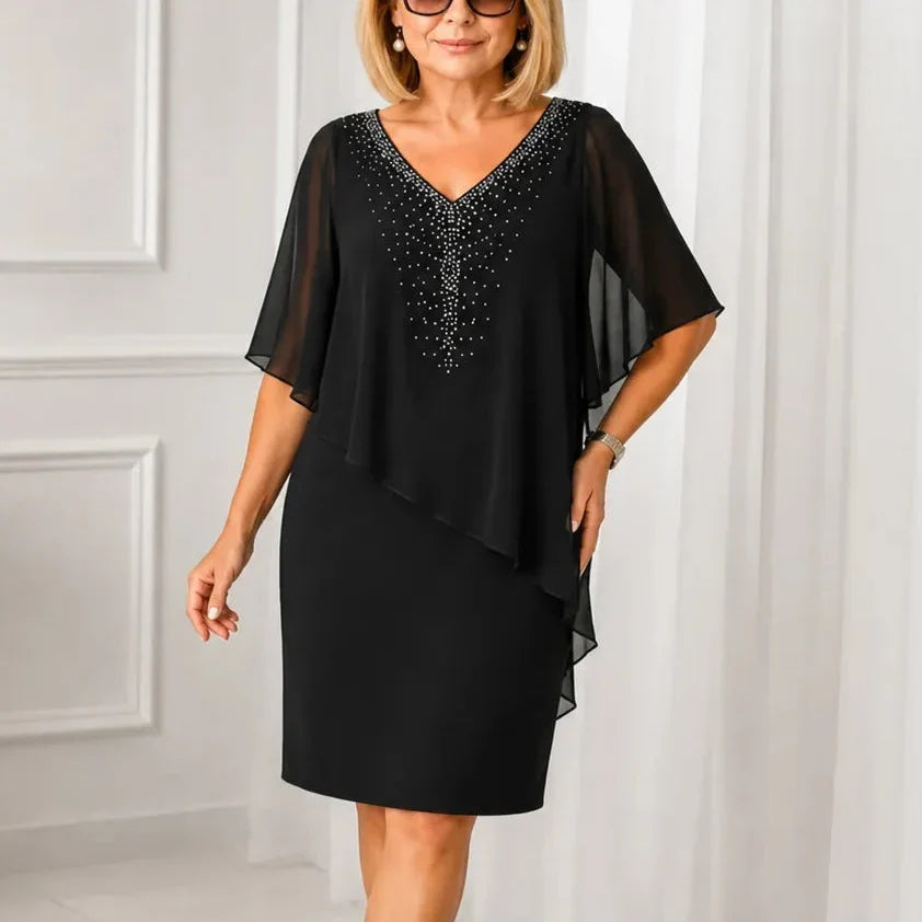 Velia | Abito con velo che copre spalle e braccia