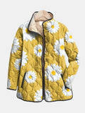 Goldenray™ | Giacca con Fantasia a Margherite