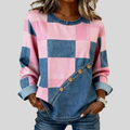 Elsie | Felpa Patchwork a Blocchi di Colore