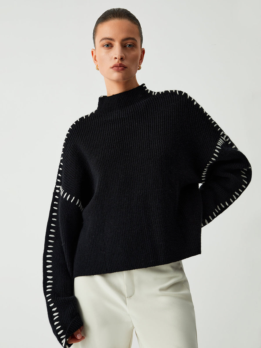 Carys | Maglione Lupetto Oversize
