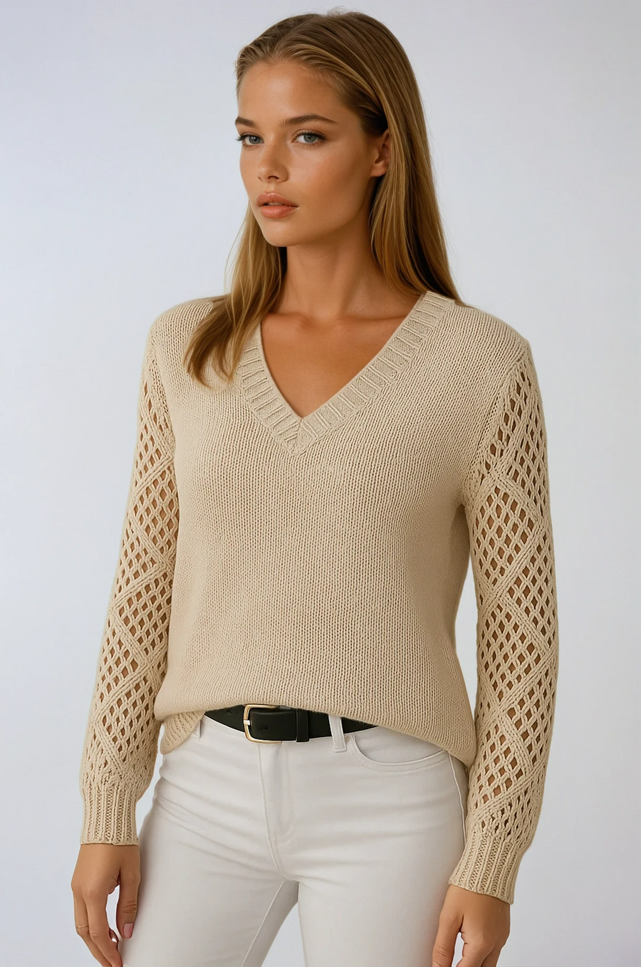 Claudia | Maglione in Maglia Traforata