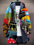 Emerson | Giacca con Cappuccio e Zip a Stampa Artistica