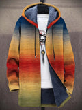 Cressida | Cardigan Lungo con Cappuccio Sfumato