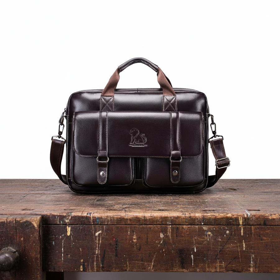 Studio | Borsa da lavoro porta PC 15 con tasche e fibbie