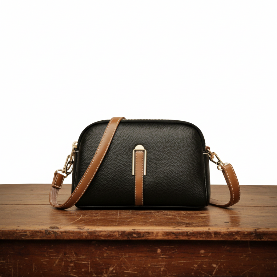 Goffrata | Borsa a tracolla in similpelle effetto martellato