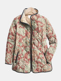 Naya | Giacca Trapuntata Casual Floreale Vintage
