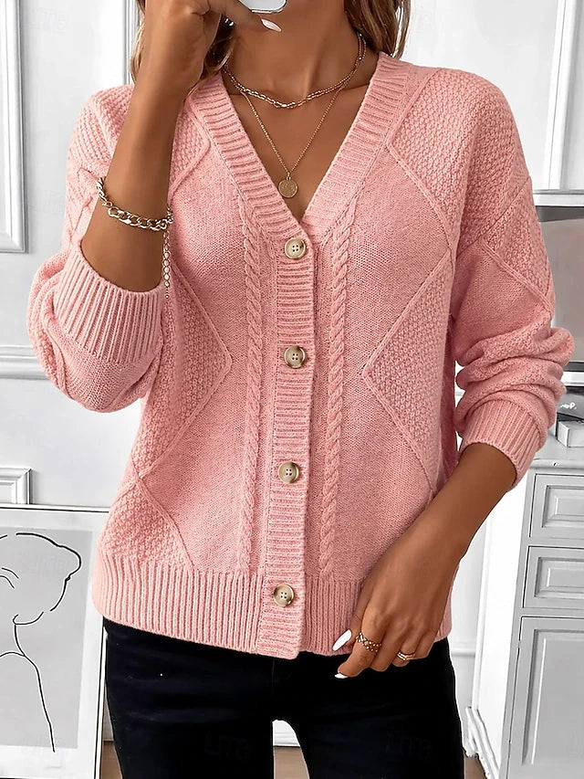 Treccia | Cardigan a trecce che copre le braccia
