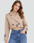 Juliana | Trench Corto con Cintura