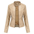 Helen | Giacca Biker Raffinata con Collo Alto