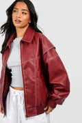 Renée | Bomber Oversize con Cuciture a Contrasto